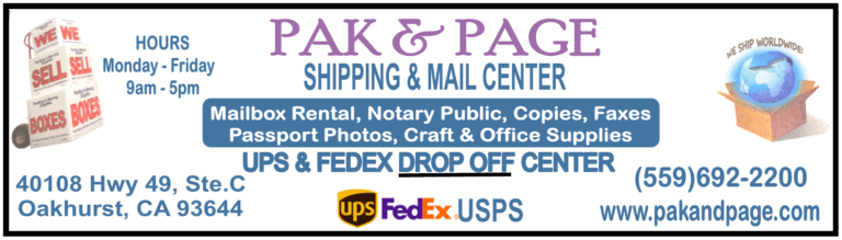 PAK & PAGE - AD